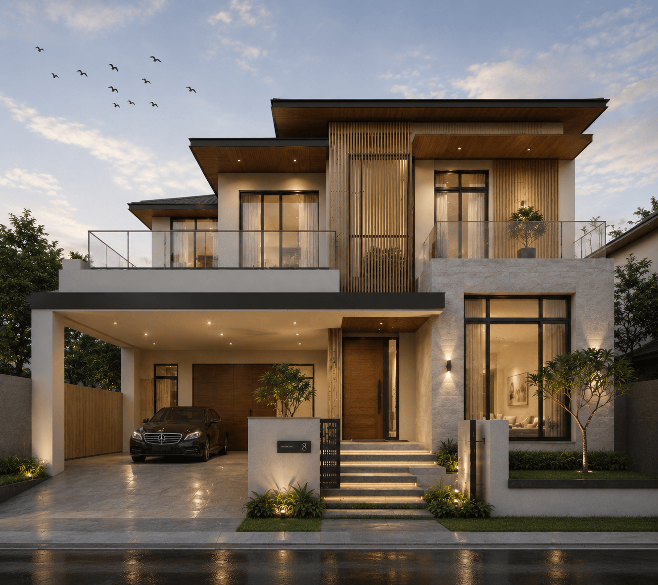 Desain Rumah Japandi Modern