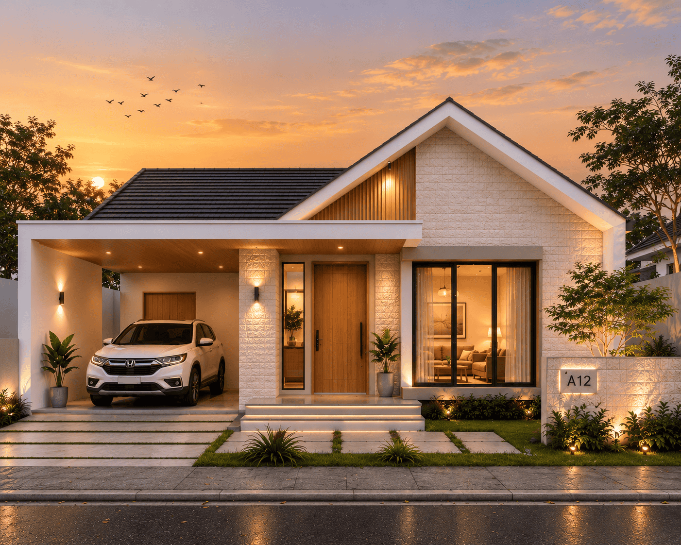 Desain rumah scandinavian estetik