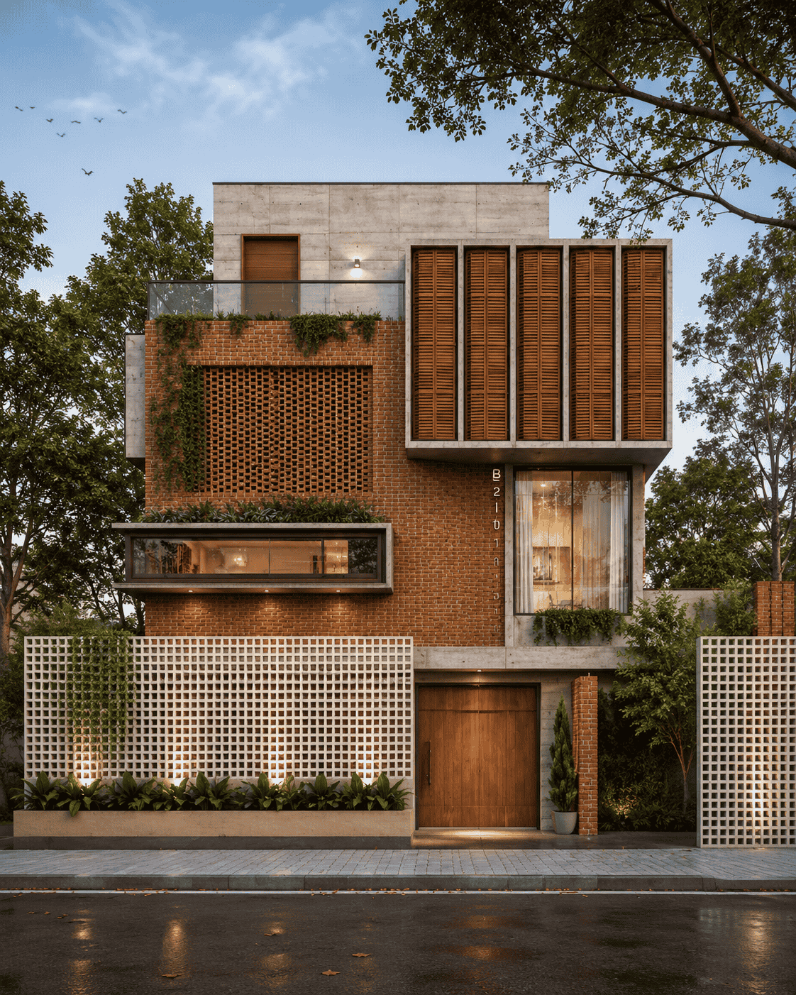 Desain Rumah Tropis Modern