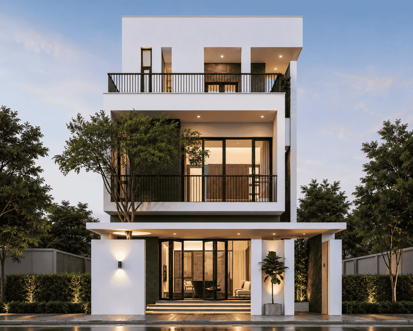 Desain rumah tropis Indonesia alami