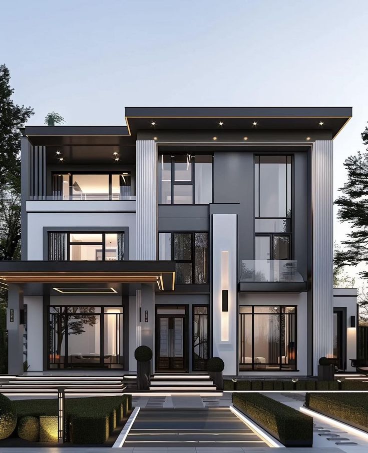 Desain villa modern