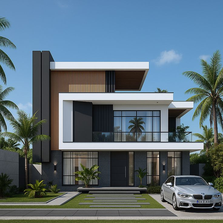 Desain rumah tropis modern