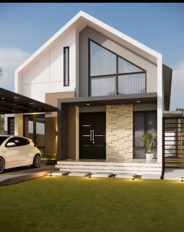 Desain rumah modern di Kutai Timur Kalimantan Timur