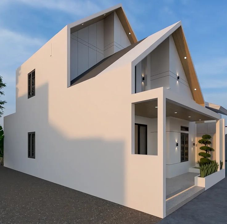 Inspirasi desain villa mewah minimalis